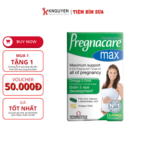  Vitamin bầu - Pregnacare max 84 viên 