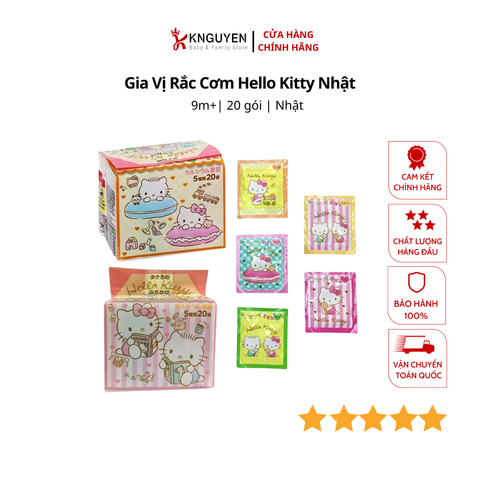  Gia vị rắc cơm Hello Kitty 20 gói Nhật 