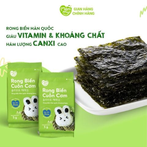  Set 3 gói rong biển cuốn cơm Mămmy (3x 4,5g) 