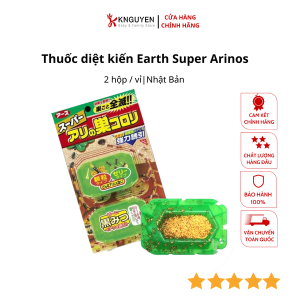  Thuốc diệt kiến Earth Super Arinos Nhật Bản 