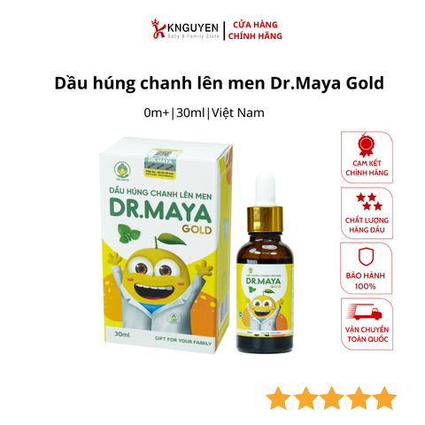  Dầu húng chanh lên men Dr.Maya Gold  - 30ml 