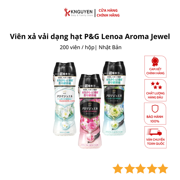  Viên xả vải dạng hạt P&G Lenoa Aroma Jewel - Konni39 