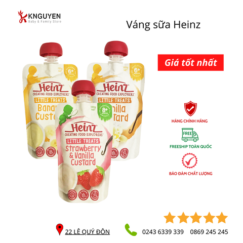  Váng sữa túi Heinz Úc 120g 