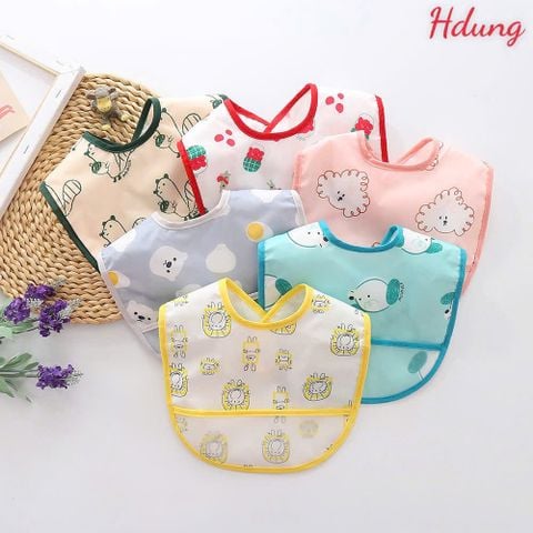  Yếm Máng Tròn Họa Tiết Nghộ Nghĩnh 