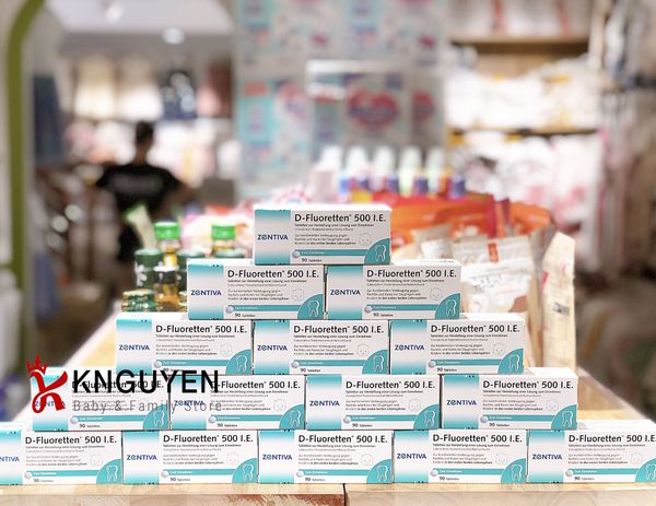  Vitamin D-Fluoretten 500 I.E 90 viên 