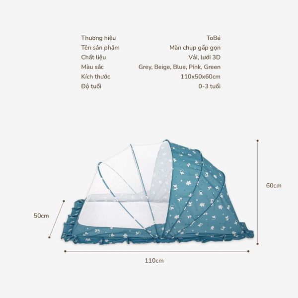  Màn chụp gấp gọn Tobe 