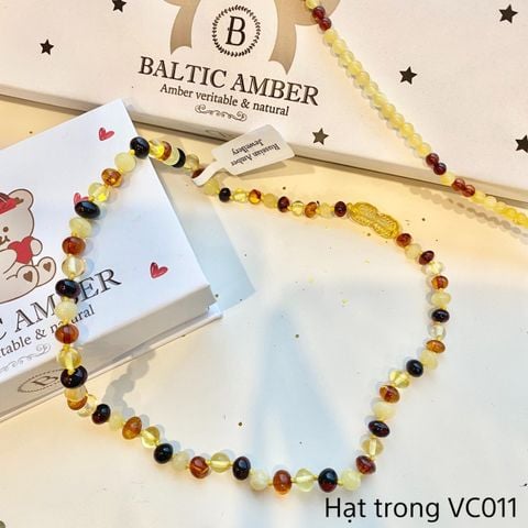  Vòng hổ phách đeo cổ cho bé Little Smile Amber 