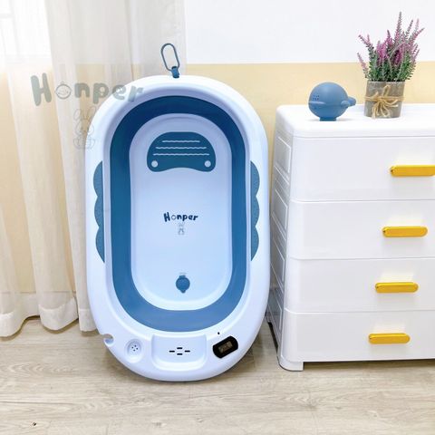  Chậu tắm gấp gọn Honper HP-109 kèm phao có nhiệt kế 