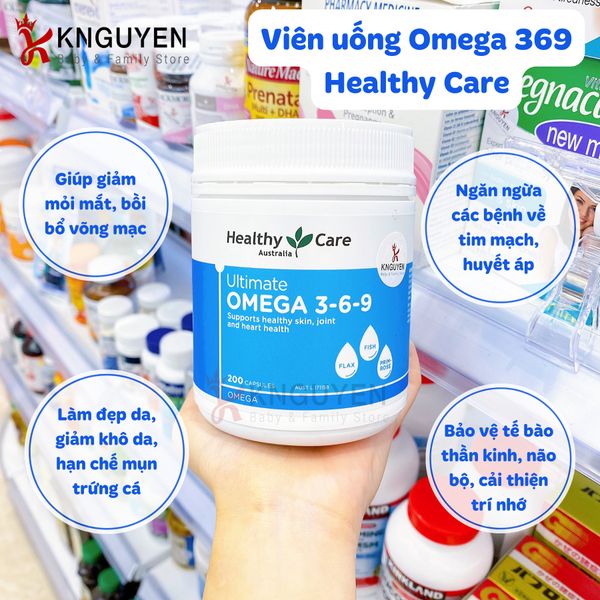  Viên uống Omega 369 Healthy Care 