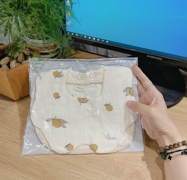  Set 2 yếm xô chất liệu cotton- Best for Baby 