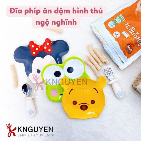  Đĩa phíp ăn dặm hình thú ngộ nghĩnh 