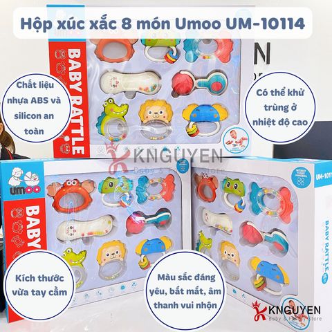  Xúc Xắc Động Vật 8 Món Umoo 