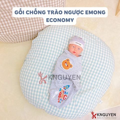  GỐI CHỐNG TRÀO NGƯỢC CHO BÉ EMONG HÀN QUỐC VẢI MODAL 