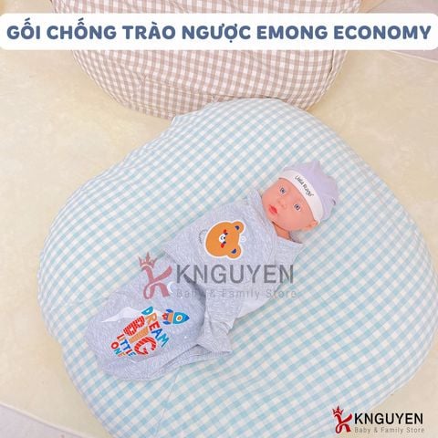  GỐI CHỐNG TRÀO NGƯỢC CHO BÉ EMONG HÀN QUỐC VẢI MODAL 