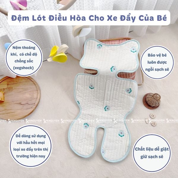  Đệm Lót Xe Đẩy Cho Bé 