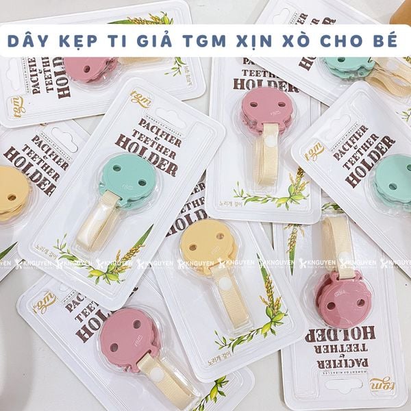  Kẹp Ti Giả Có Gắn Dây Đeo Cho Bé TGM 