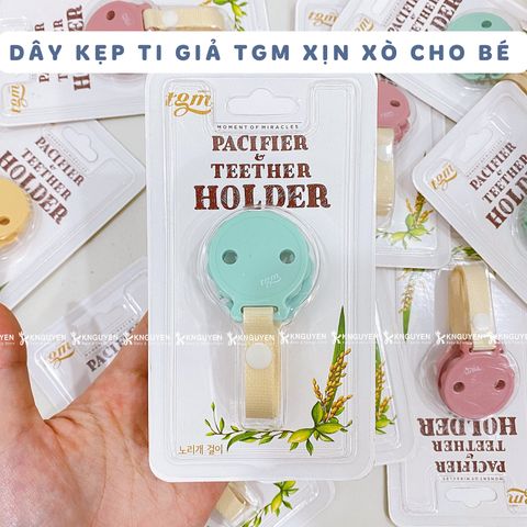  Kẹp Ti Giả Có Gắn Dây Đeo Cho Bé TGM 