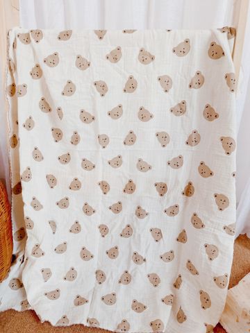  Khăn Tắm Vải Xô Bunny 