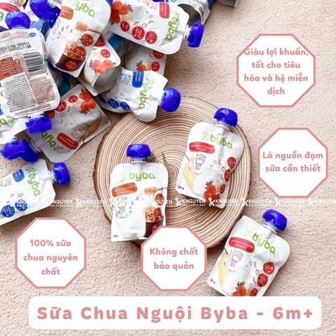  Sữa chua túi Byba 85g (6m+) 