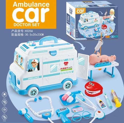  Bộ Đồ Chơi Xe Cứu Thương Ambulance Car Doctor Set 