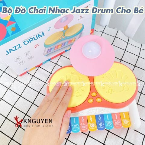  Bộ Đồ Chơi Nhạc Jazz Drum Cho Bé 