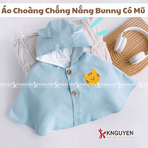  Áo Choàng Bunny Thêu hình 