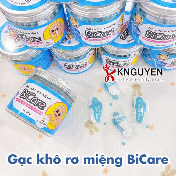 Gạc Khô Rơ Miệng Bicare (30gói) 