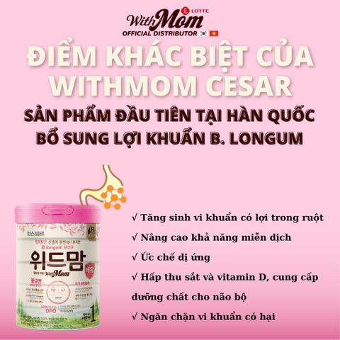  Sữa bột Hàn Quốc cao cấp With Mom Premium (750g) 