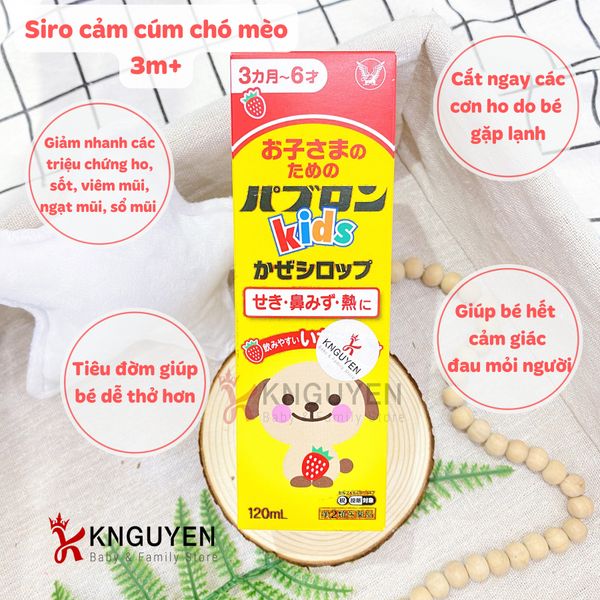  Siro cảm cúm chó mèo 120ml 