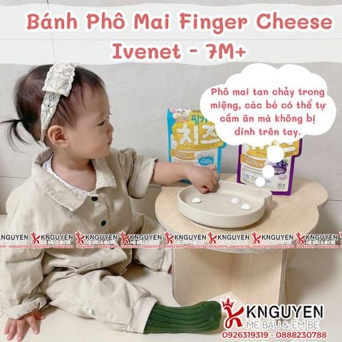  Bánh Phô Mai Finger Cheese Ivenet (8m+) 