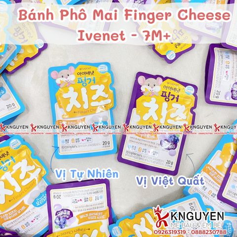  Bánh Phô Mai Finger Cheese Ivenet (8m+) 