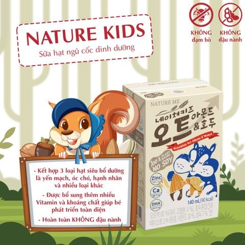  Sữa Hạt Ngũ Cốc Dinh Dưỡng Nature Kids 
