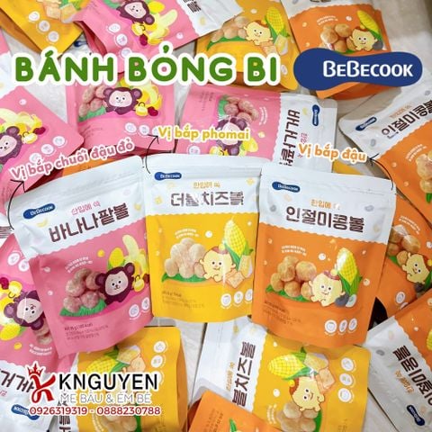  Bánh Bỏng Bi Bebecook Hàn Quốc ( 25g ) 