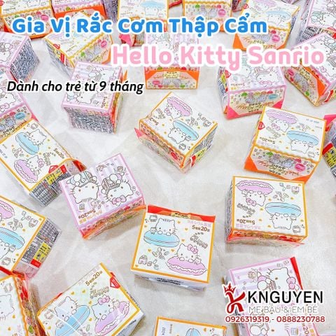  Gia vị rắc cơm Hello Kitty 20 gói Nhật 