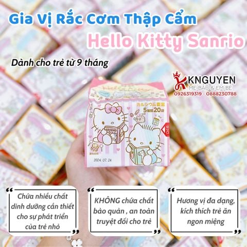  Gia vị rắc cơm Hello Kitty 20 gói Nhật 