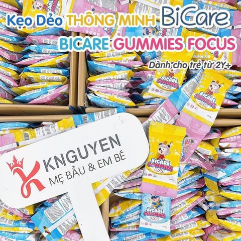  Kẹo Dẻo Bicare gummies focus (gói 30g) 
