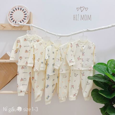  Set Bộ Nỉ Xốp Hàn Cho Bé 