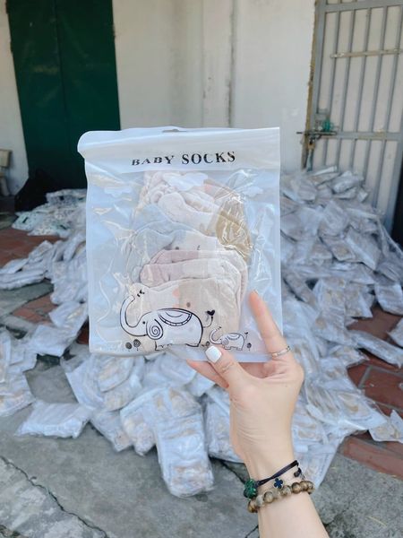  Set 5 đôi tất lưới voi Baby Socks cho bé 