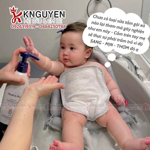  Dầu Gội Sữa Tắm 2 Trong 1 Noodle & Boo - Hương Phấn 