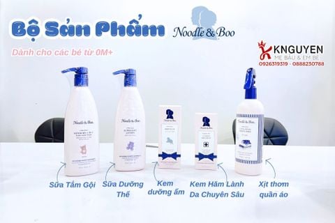 Xịt Thơm Đồ Vải. Quần Áo Noodle & Boo 473ml - Hương Phấn 