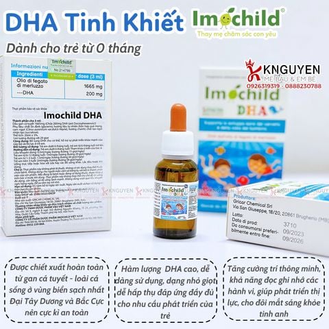 Thực Phẩm Bảo Vệ Sức Khỏe Imochild DHA 