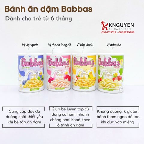  Bánh Gạo Babba's Baby (6m+) - 45g 