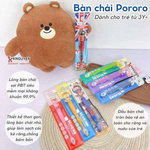  Bàn Chải Đánh Răng Trẻ Em Pororo 