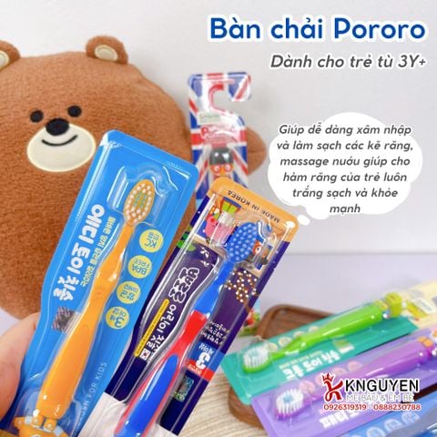  Bàn Chải Đánh Răng Trẻ Em Pororo 