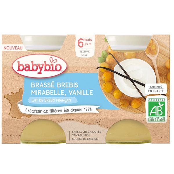  Sữa Chua Cừu Hữu Cơ Babybio Cho Bé (130g) 