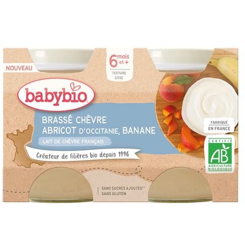  Sữa Chua Dê Hữu Cơ Babybio Cho Bé (130g) 