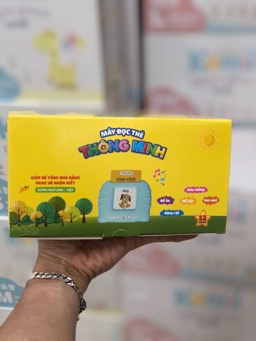  Máy đọc thẻ Flashcard Tiếng Anh, Máy đọc từ vựng tiếng anh cho bé 224 từ vựng kèm dây sạc pin tiện dụng 