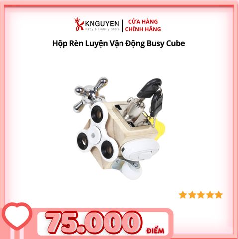  Hộp bận rộn rèn luyện vận động cho bé Busy Cube 