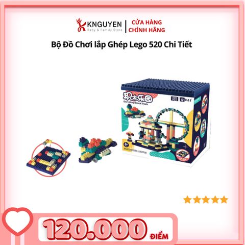  Bộ Đồ Chơi lắp Ghép Lego 520 Chi Tiết 