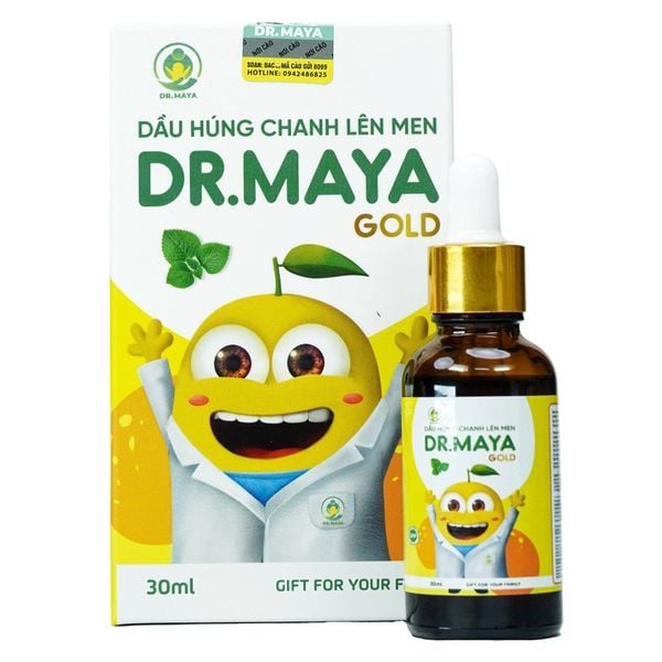  Dầu húng chanh lên men Dr.Maya Gold  - 30ml 